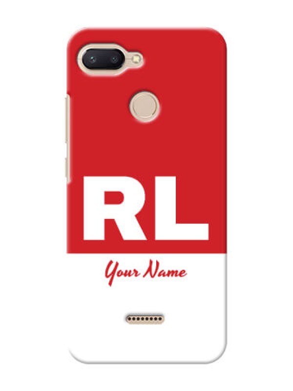 Custom Redmi 6 Custom Phone Cases: dual tone custom text Design