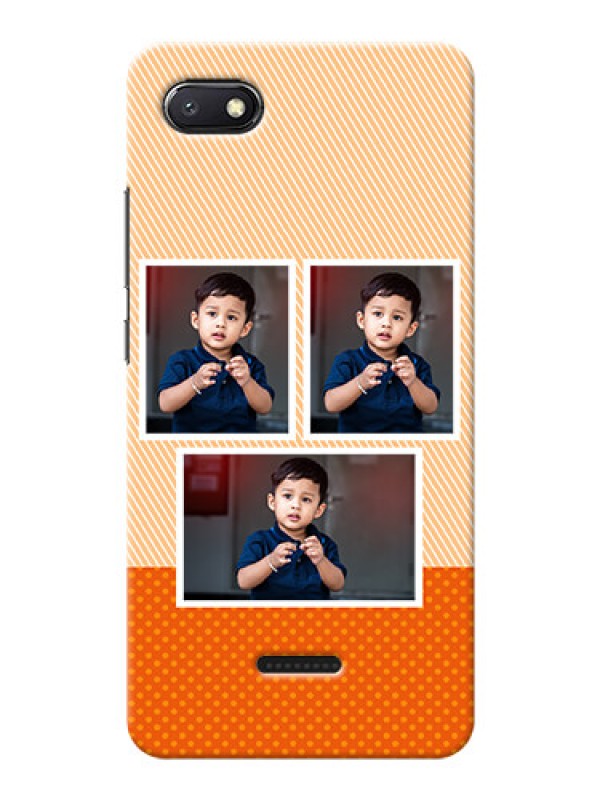 Custom Redmi 6A Mobile Back Covers: Bulk Photos Upload Design