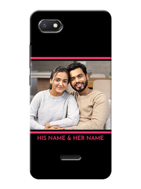 Custom Redmi 6A Mobile Covers With Add Text Design