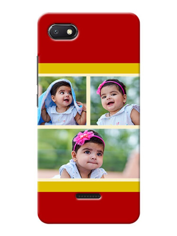 Custom Redmi 6A mobile phone cases: Multiple Pic Upload Design