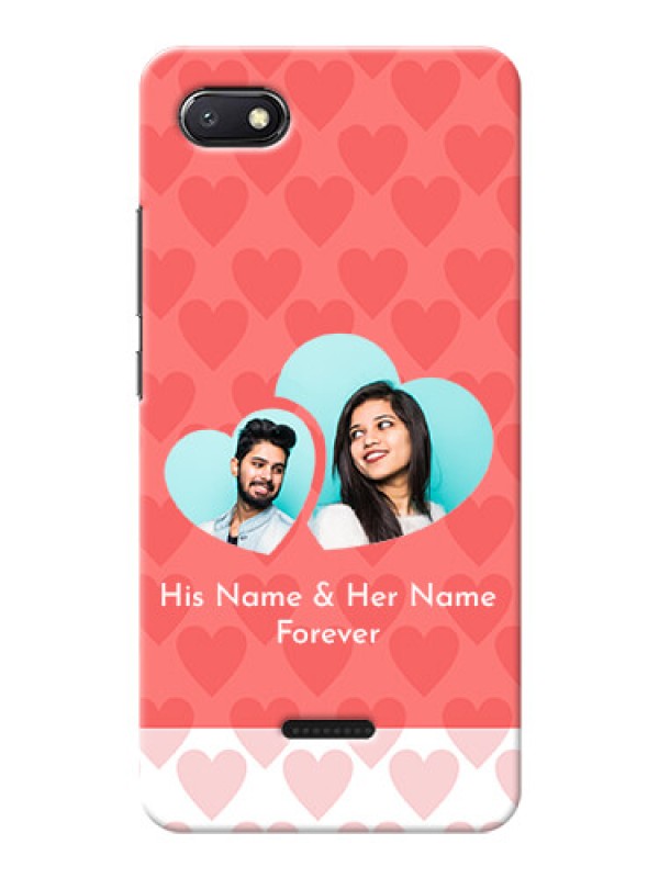 Custom Redmi 6A personalized phone covers: Couple Pic Upload Design