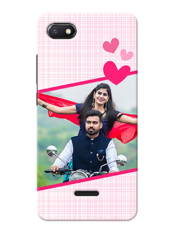 Custom Redmi 6A Personalised Phone Cases: Love Shape Heart Design