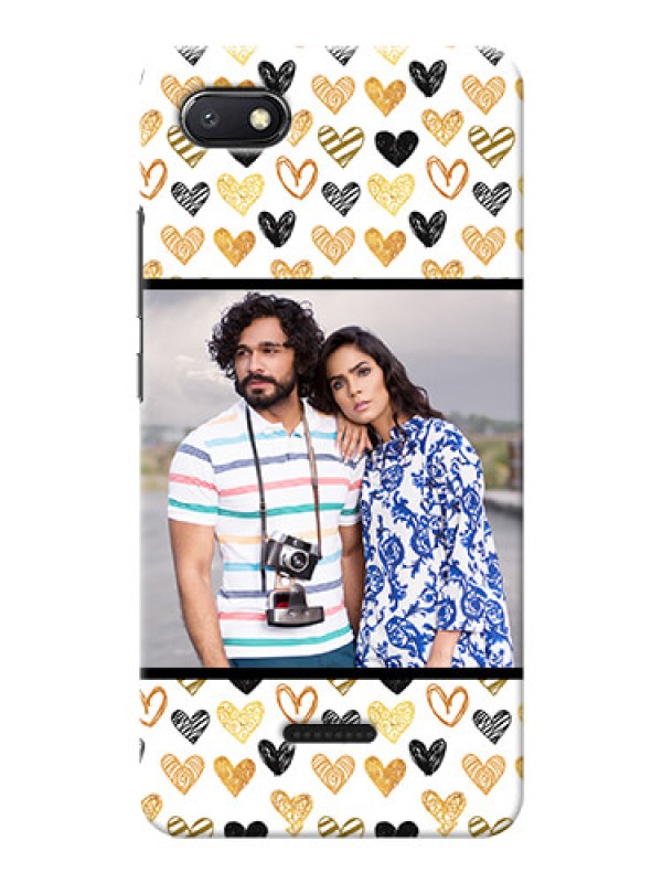 Custom Redmi 6A Personalized Mobile Cases: Love Symbol Design