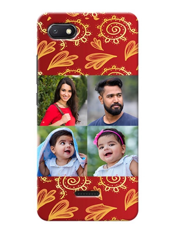 Custom Redmi 6A Mobile Phone Cases: 4 Image Traditional Design