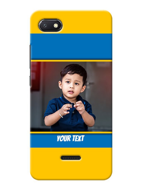 Custom Redmi 6A Mobile Back Covers Online: Birthday Wishes Design