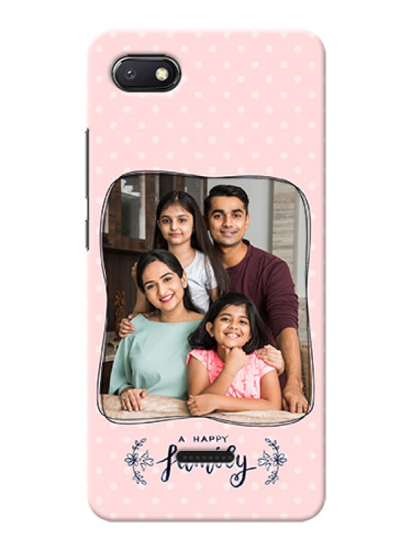 Custom Redmi 6A Personalized Phone Cases: Family with Dots Design