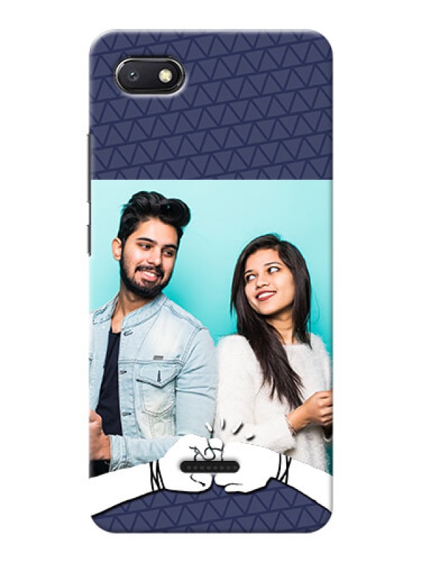 Custom Redmi 6A Mobile Covers Online with Best Friends Design  