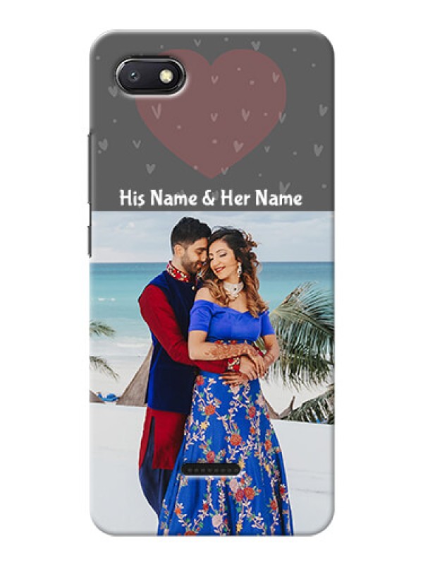 Custom Redmi 6A Mobile Covers: Buy Love Design with Photo Online