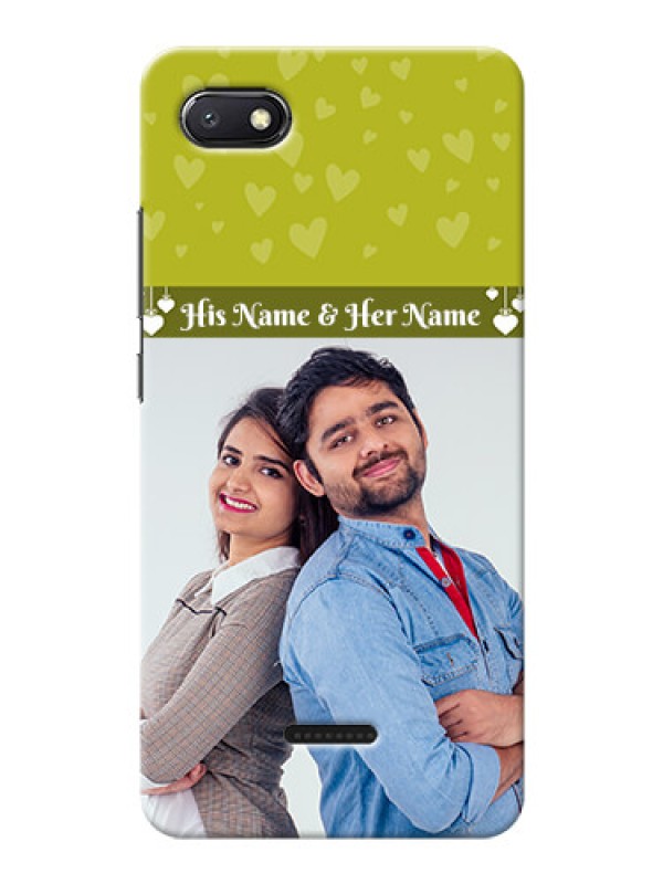 Custom Redmi 6A custom mobile covers: You & Me Heart Design