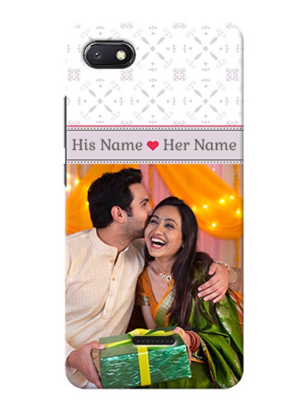 Custom Redmi 6A Phone Cases with Photo and Ethnic Design