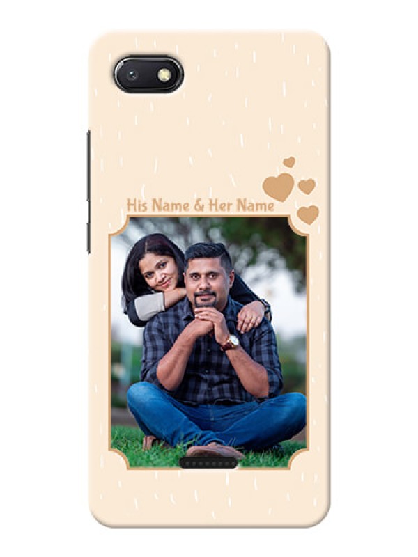 Custom Redmi 6A mobile phone cases with confetti love design 