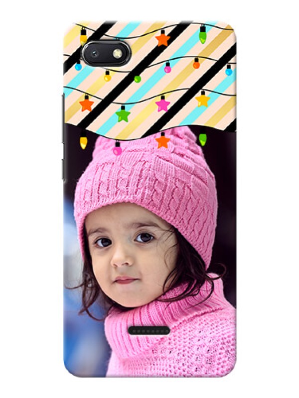 Custom Redmi 6A Personalized Mobile Covers: Lights Hanging Design