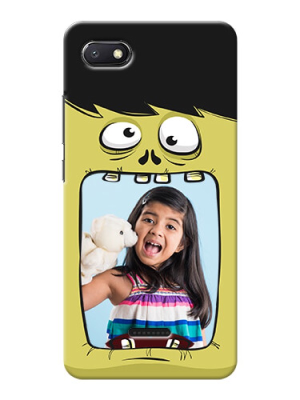Custom Redmi 6A Mobile Covers: Cartoon monster back case Design