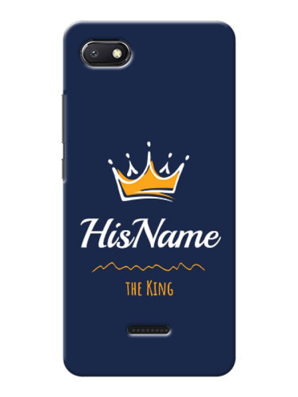 Custom Xiaomi Redmi 6A King Phone Case with Name