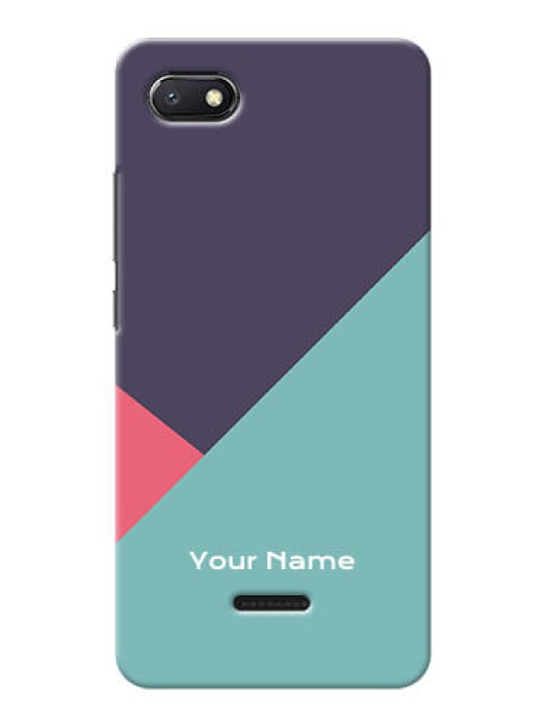 Custom Redmi 6A Custom Phone Cases: Tri Color abstract Design