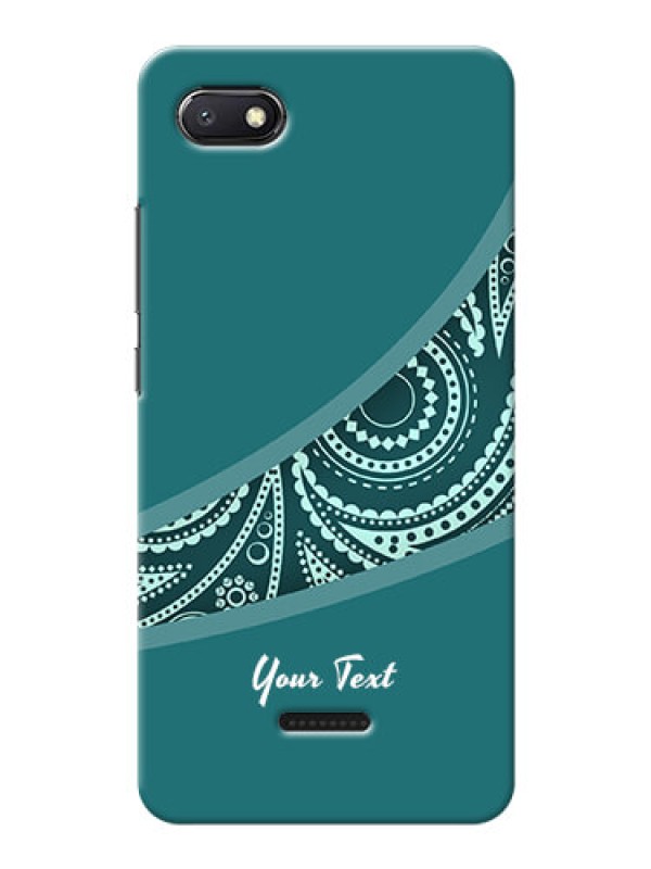 Custom Redmi 6A Custom Phone Covers: semi visible floral Design