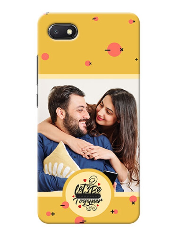 Custom Redmi 6A Back Covers: Lets be Together Design