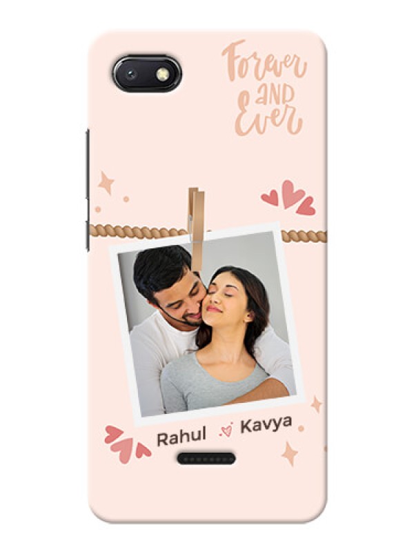 Custom Redmi 6A Phone Back Covers: Forever and ever love Design