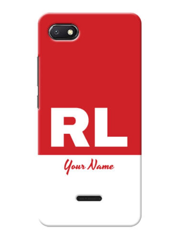 Custom Redmi 6A Custom Phone Cases: dual tone custom text Design