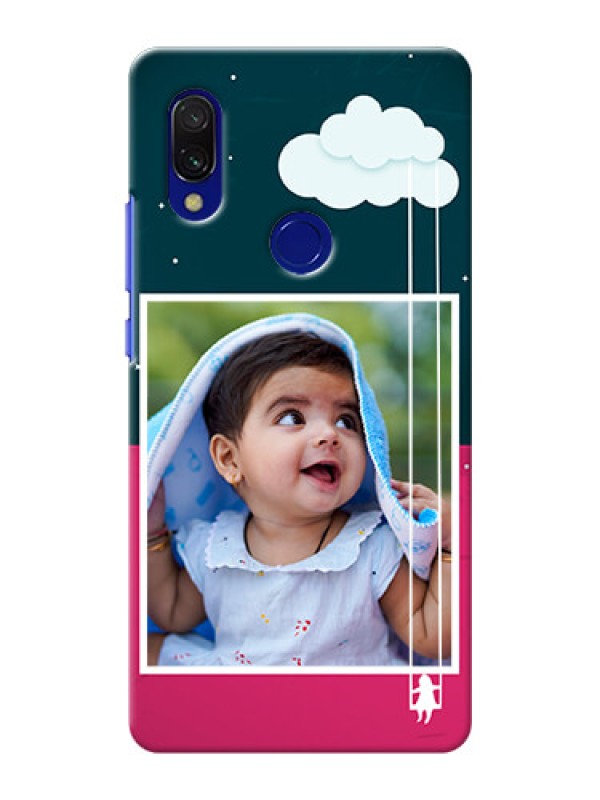 Custom Redmi 7 custom phone covers: Cute Girl with Cloud Design