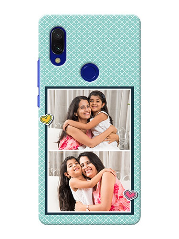 Custom Redmi 7 Custom Phone Cases: 2 Image Holder with Pattern Design