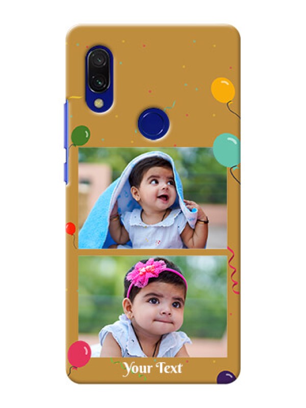 Custom Redmi 7 Phone Covers: Image Holder with Birthday Celebrations Design