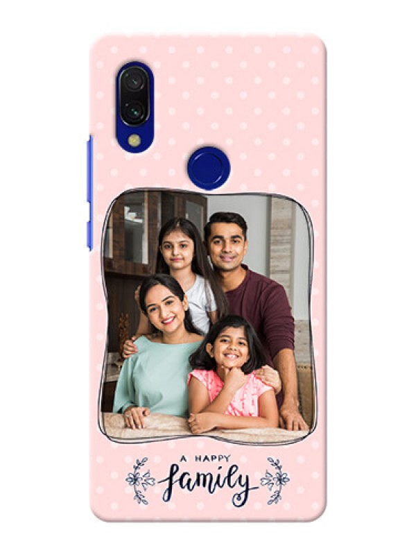 Custom Redmi 7 Personalized Phone Cases: Family with Dots Design