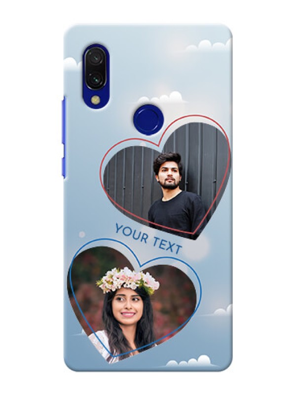 Custom Redmi 7 Phone Cases: Blue Color Couple Design 