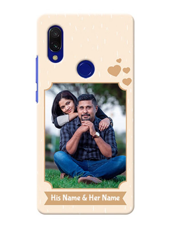 Custom Redmi 7 mobile phone cases with confetti love design 