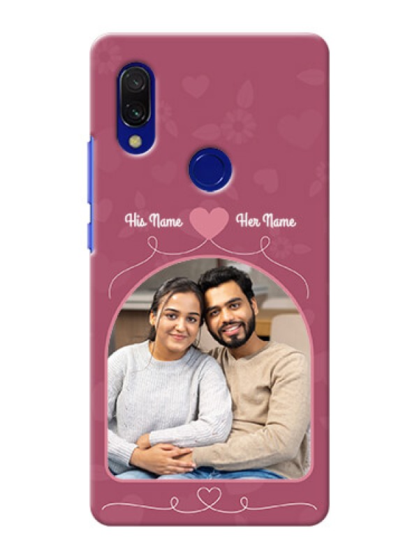 Custom Redmi 7 mobile phone covers: Love Floral Design