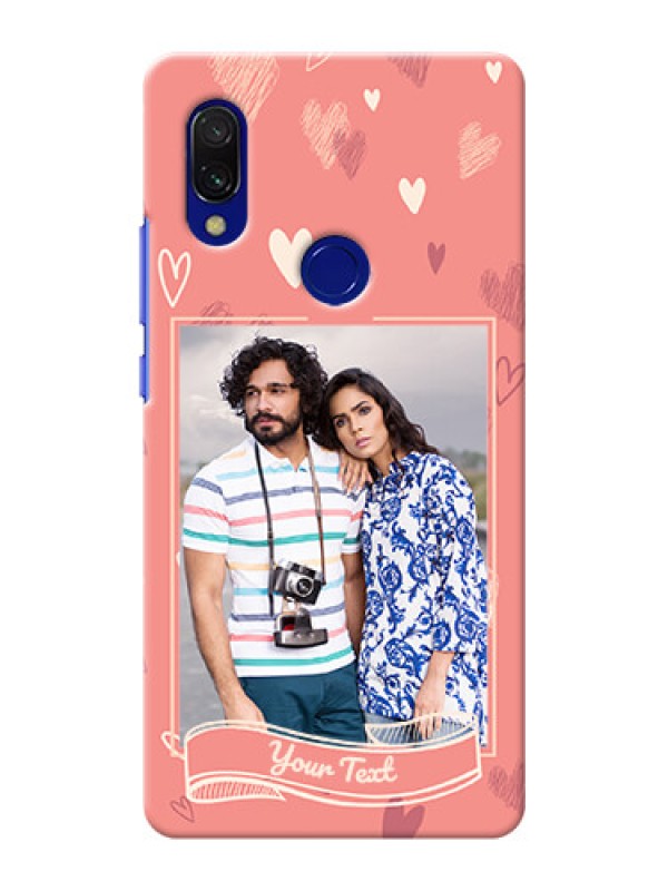 Custom Redmi 7 custom mobile phone cases: love doodle art Design