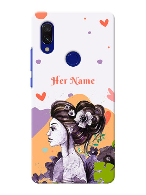 Custom Redmi 7 Custom Mobile Case with Woman And Nature Design