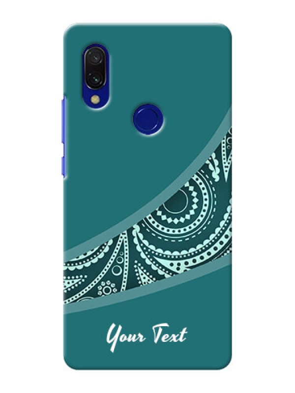 Custom Redmi 7 Custom Phone Covers: semi visible floral Design