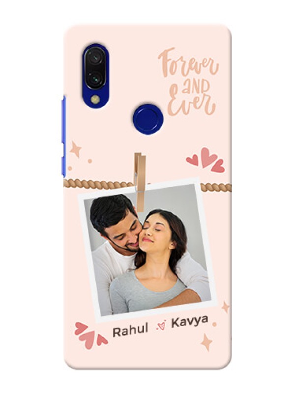 Custom Redmi 7 Phone Back Covers: Forever and ever love Design