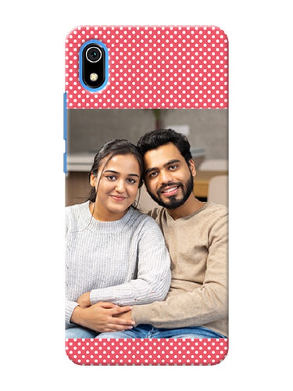 Custom Redmi 7A Custom Mobile Case with White Dotted Design