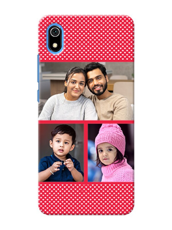 Custom Redmi 7A mobile back covers online: Bulk Pic Upload Design