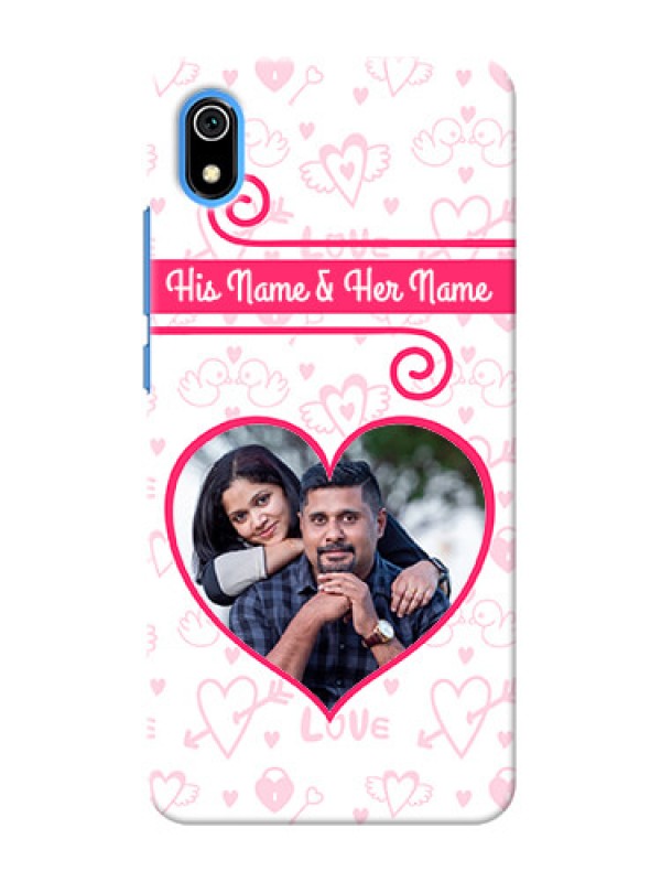 Custom Redmi 7A Personalized Phone Cases: Heart Shape Love Design
