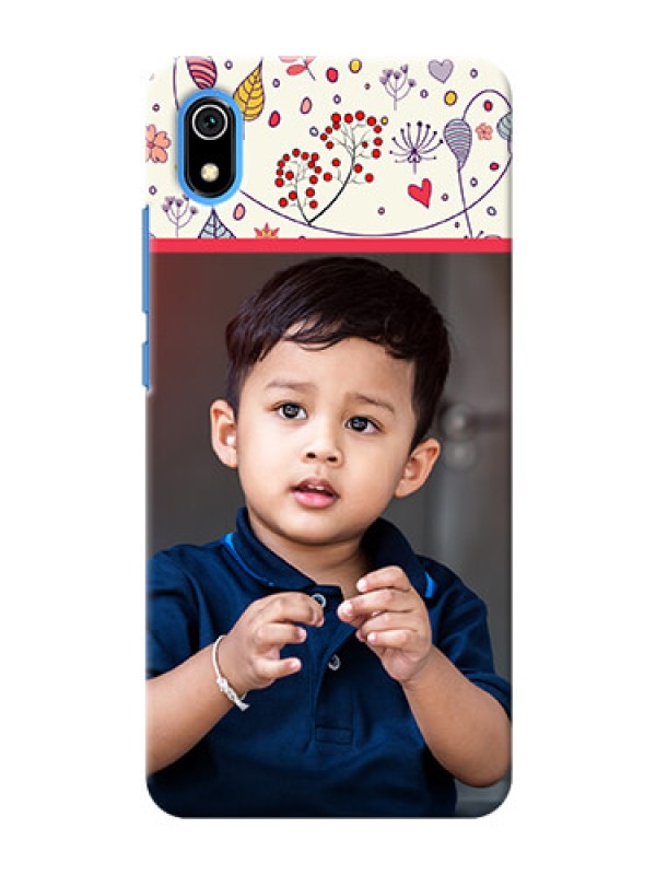 Custom Redmi 7A phone back covers: Premium Floral Design