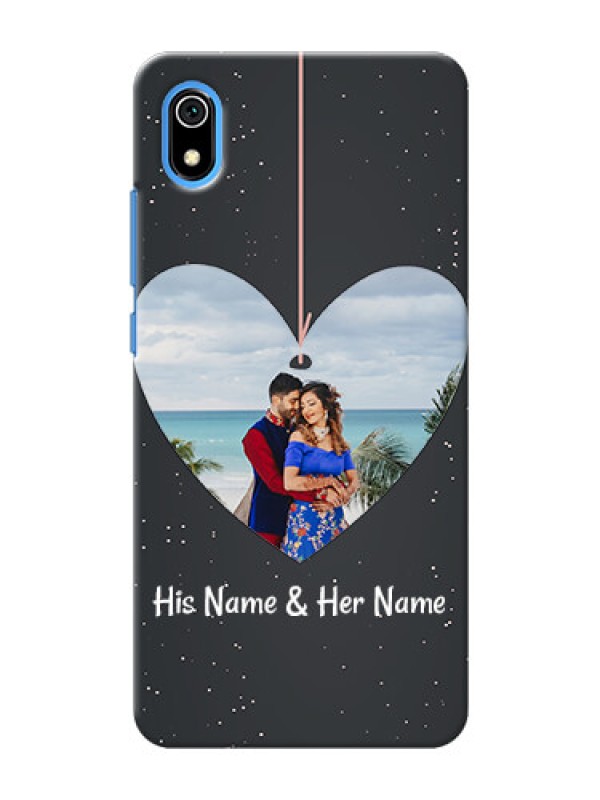 Custom Redmi 7A custom phone cases: Hanging Heart Design