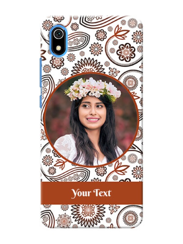 Custom Redmi 7A phone cases online: Abstract Floral Design 