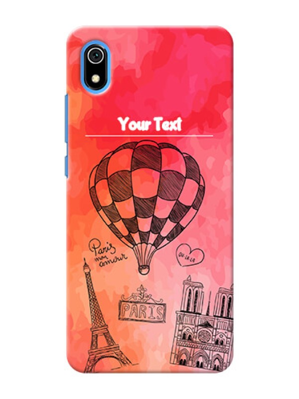 Custom Redmi 7A Personalized Mobile Covers: Paris Theme Design