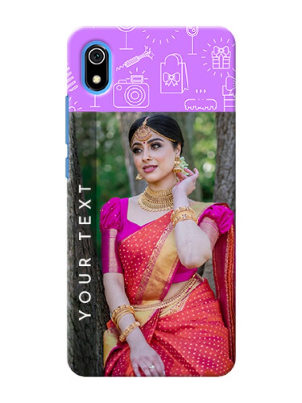 Custom Redmi 7A Personalized Phone Cases: Birthday Icons Design