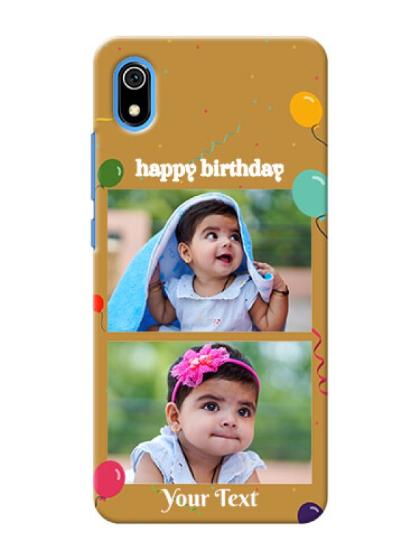 Custom Redmi 7A Phone Covers: Image Holder with Birthday Celebrations Design