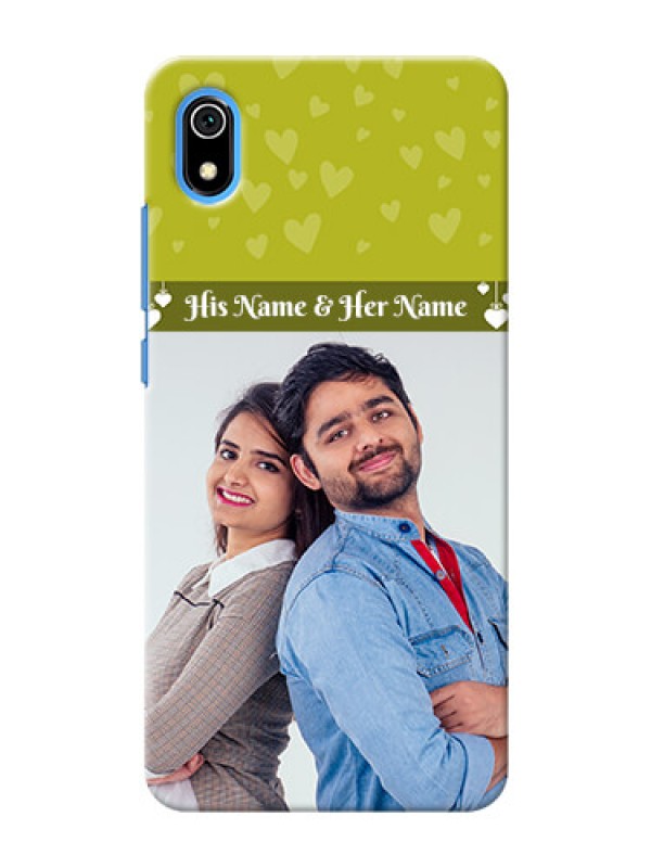 Custom Redmi 7A custom mobile covers: You & Me Heart Design