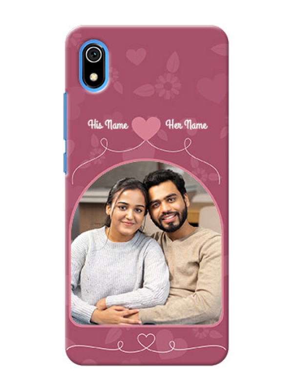 Custom Redmi 7A mobile phone covers: Love Floral Design