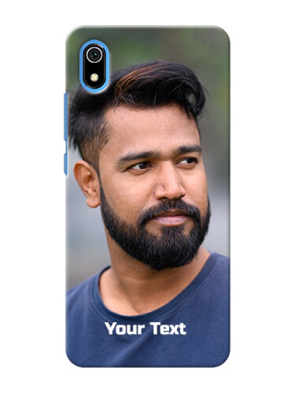Custom Xiaomi Redmi 7A Mobile Cover: Photo with Text