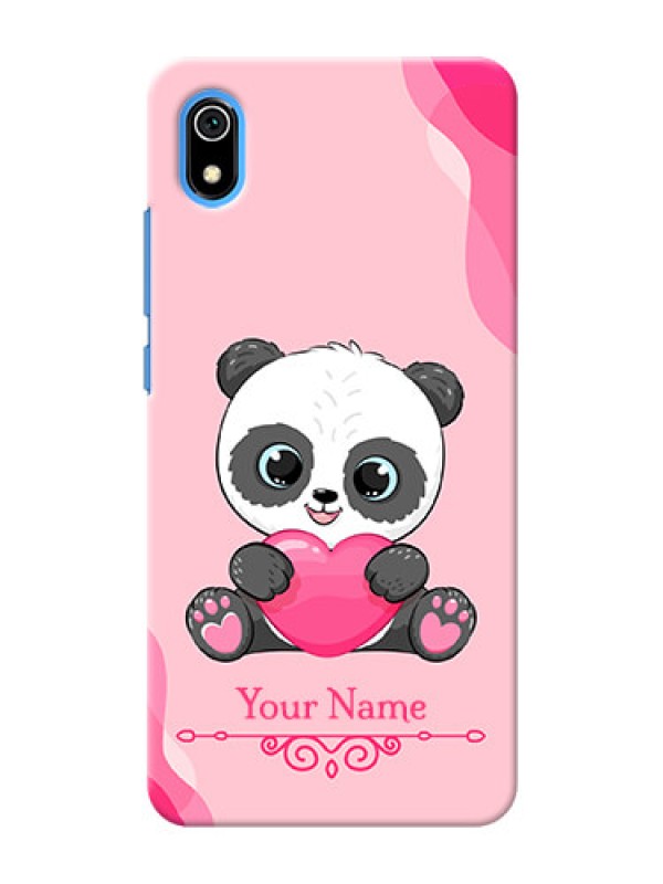 Custom Redmi 7A Mobile Back Covers: Cute Panda Design