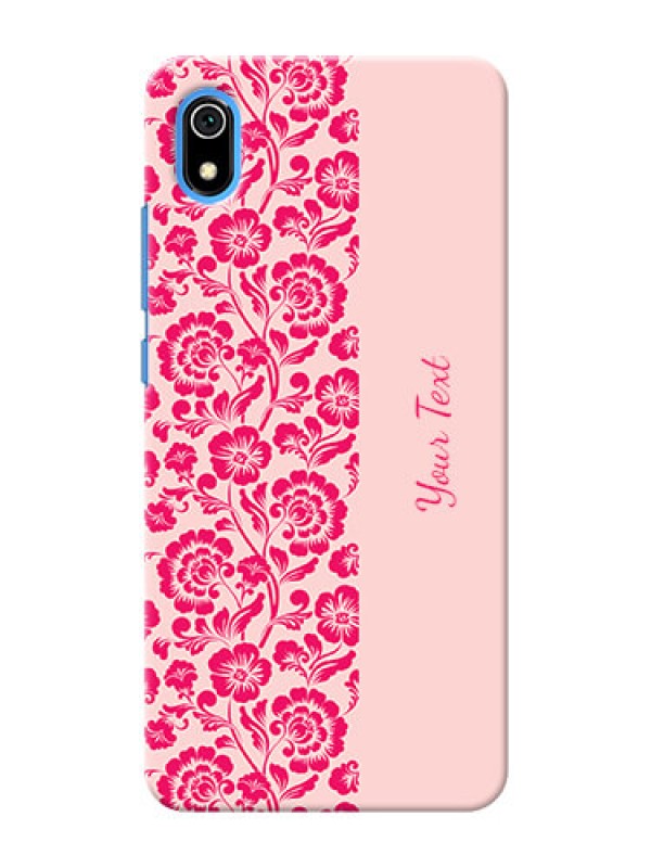 Custom Redmi 7A Phone Back Covers: Attractive Floral Pattern Design