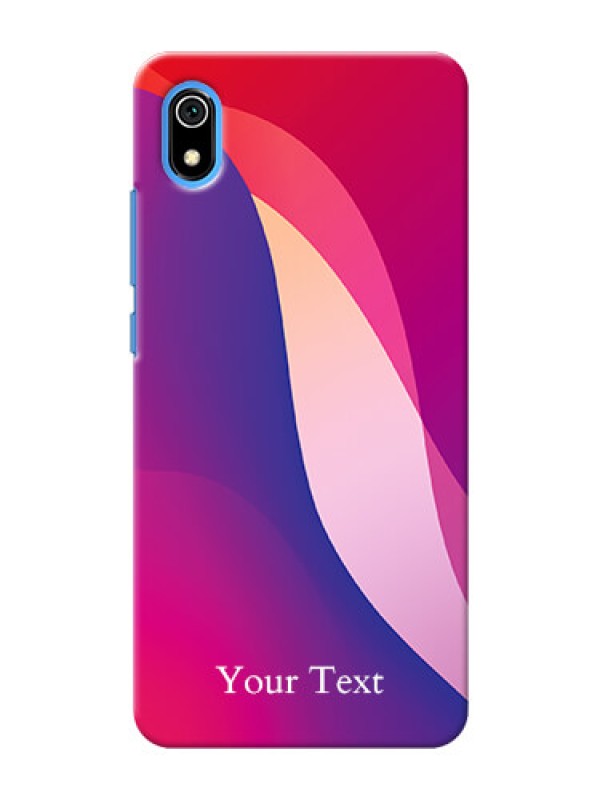 Custom Redmi 7A Mobile Back Covers: Digital abstract Overlap Design