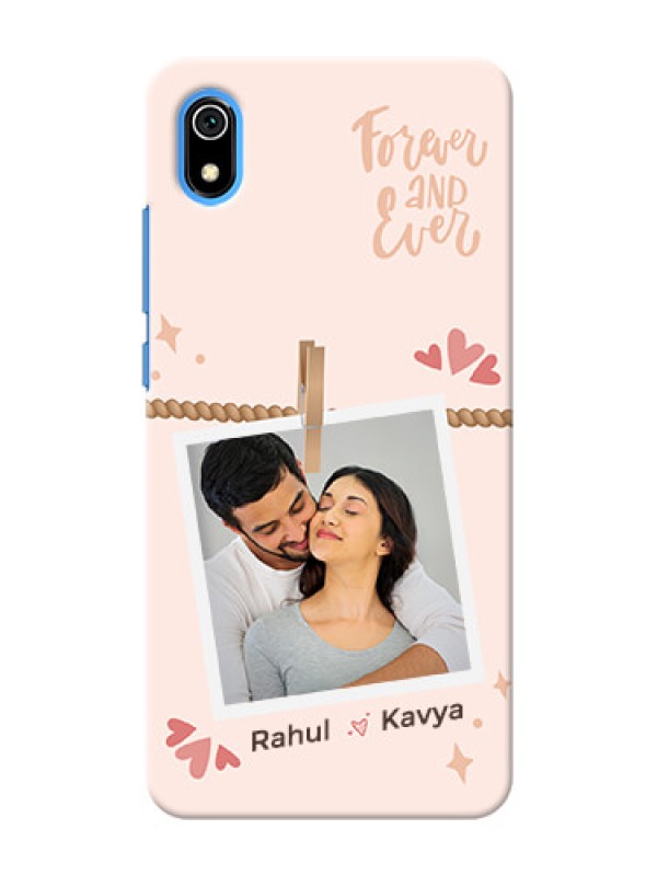 Custom Redmi 7A Phone Back Covers: Forever and ever love Design